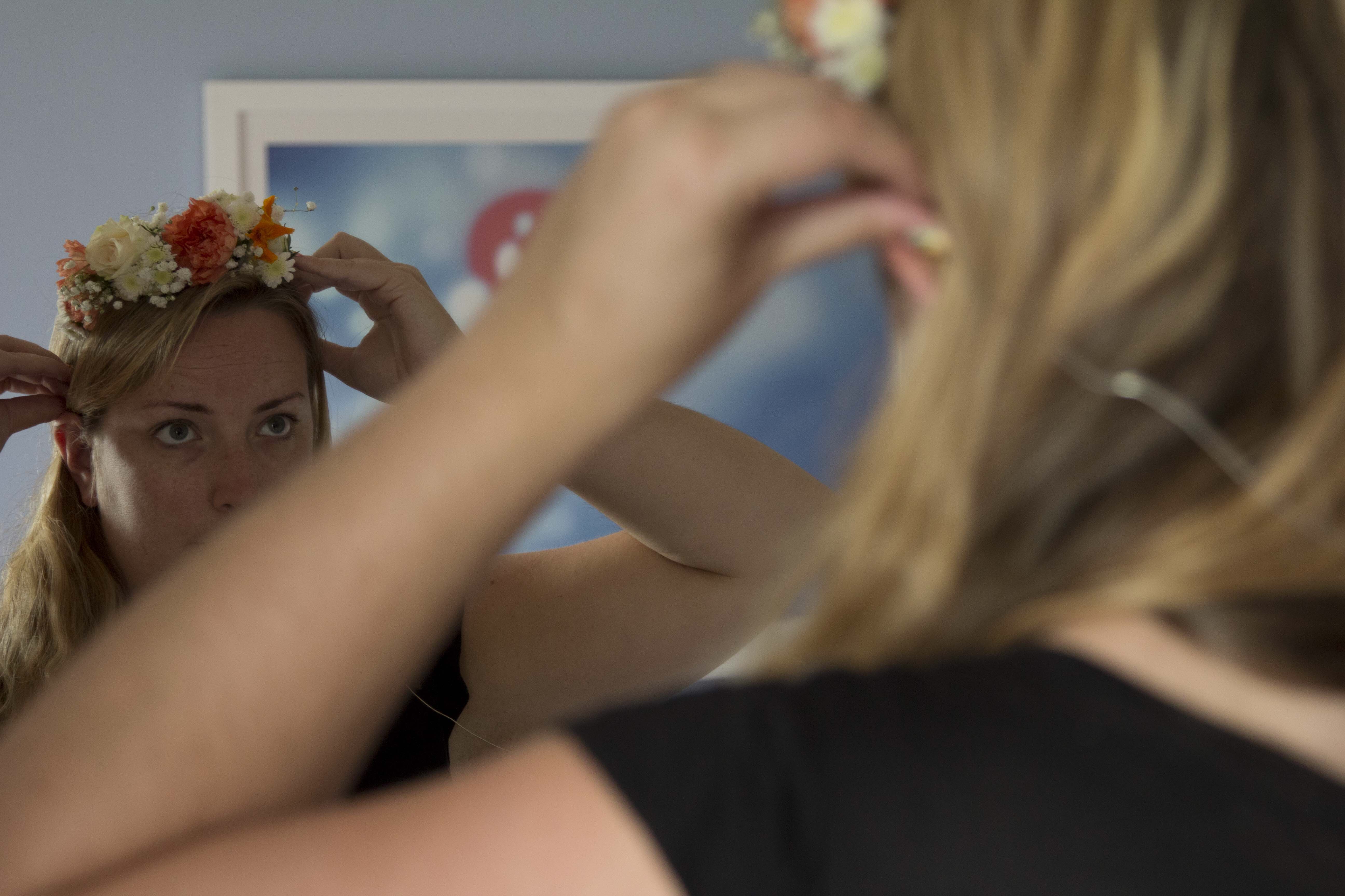 Floral crown how to