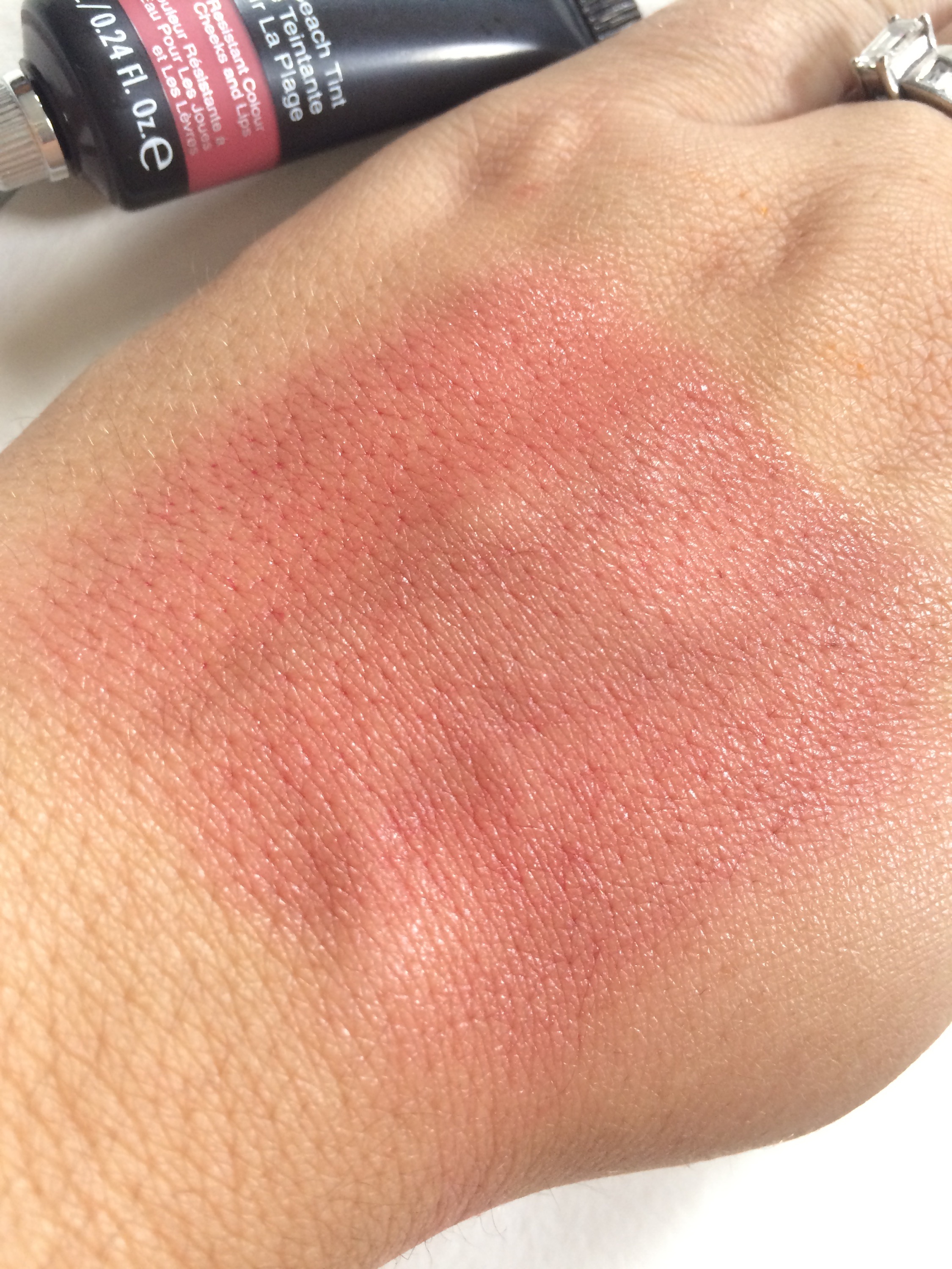 becca beach tint swatch