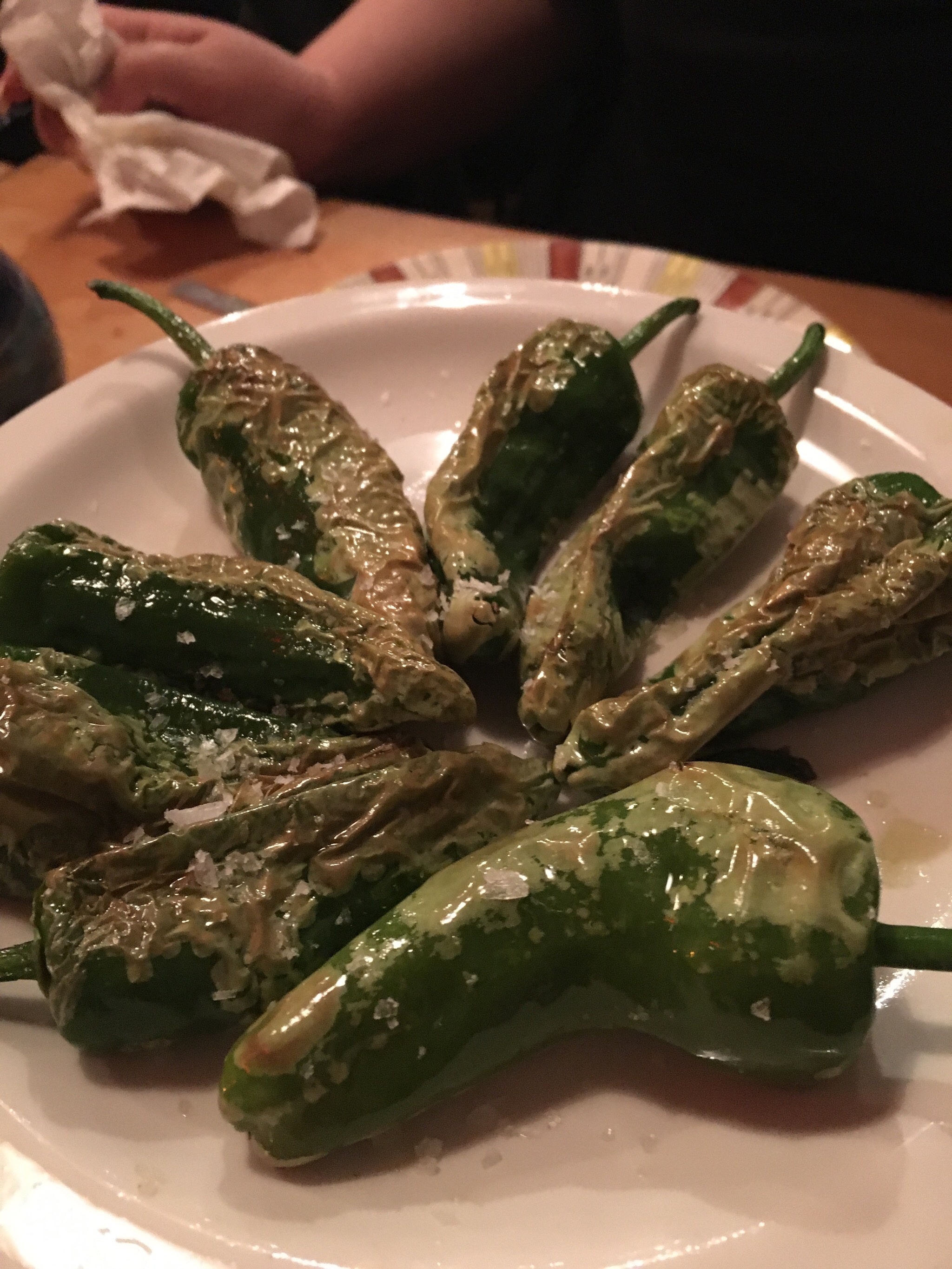 Fried Green Sweet Peppers