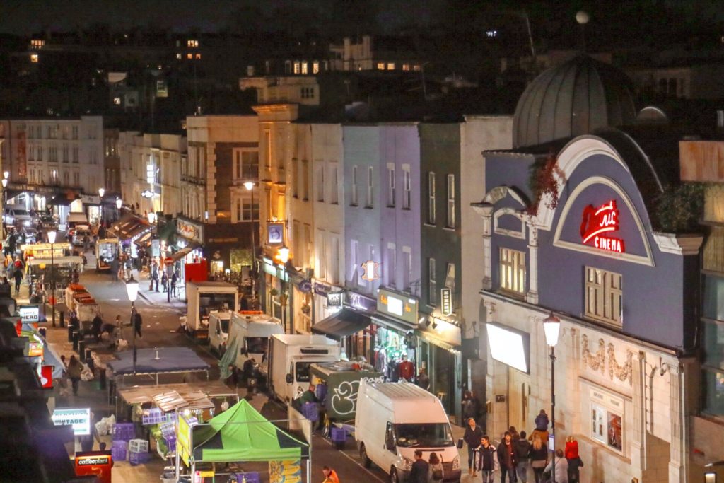view from the bedroom at The Distillery Hotel at Portobello Road Gin