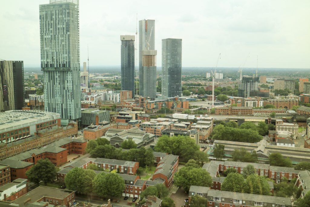 views of Manchester from 20 stories Manchester