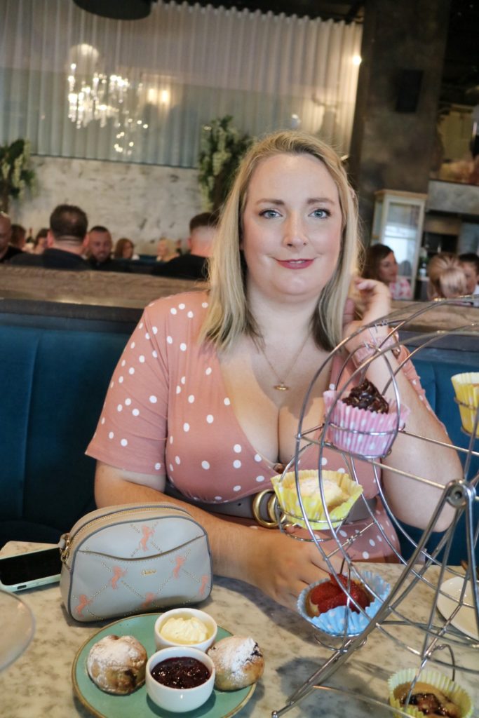 lucy with the menagerie cakes afternoon tea