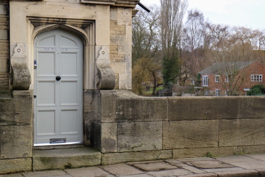 door on a bridge in stamford