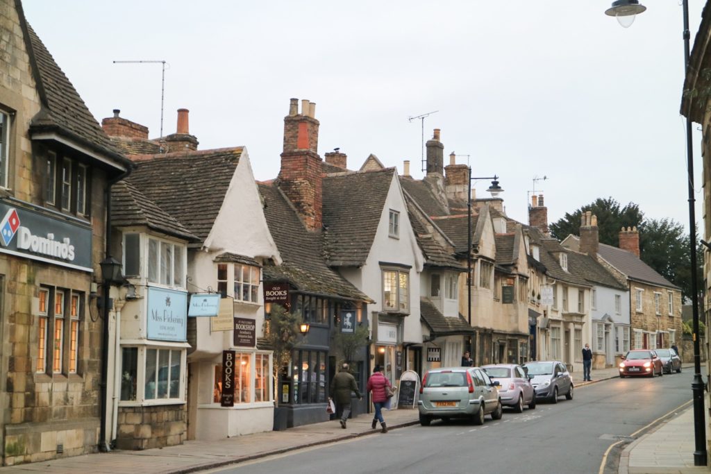 lines of shops in stamford