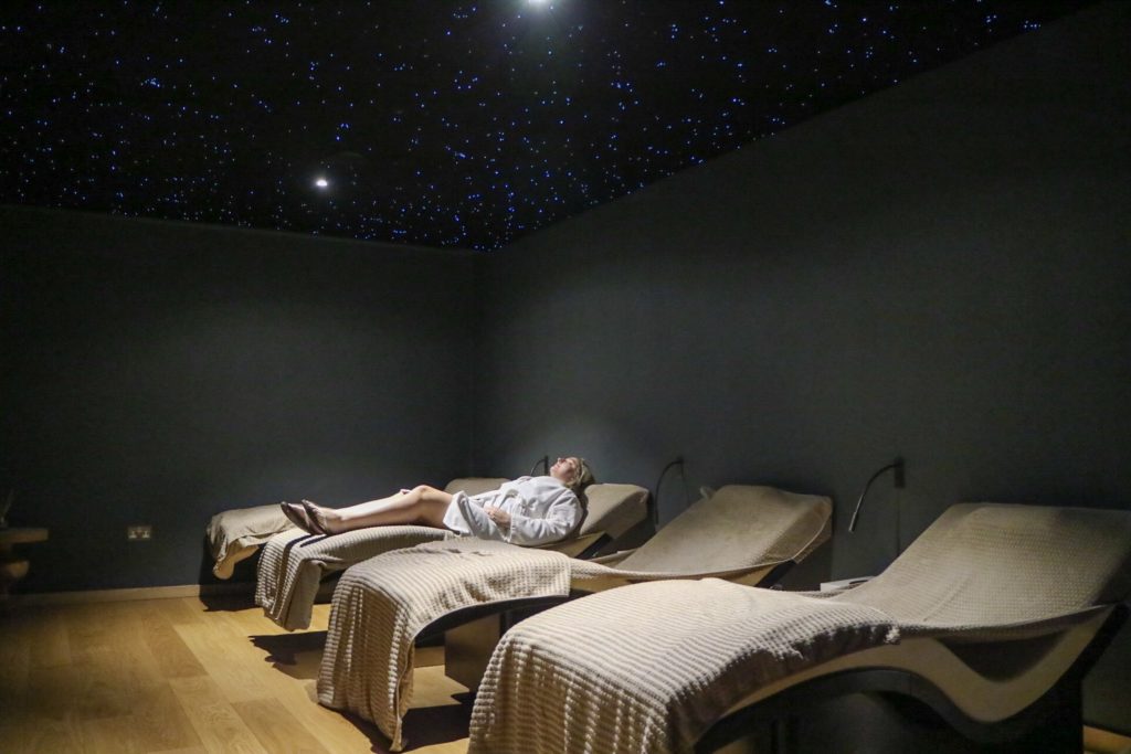 heated beds at rudding park spa