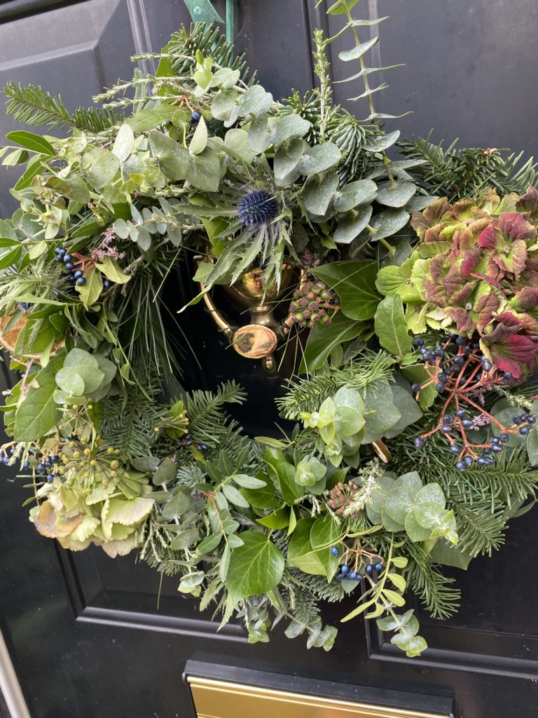 wreath on the door