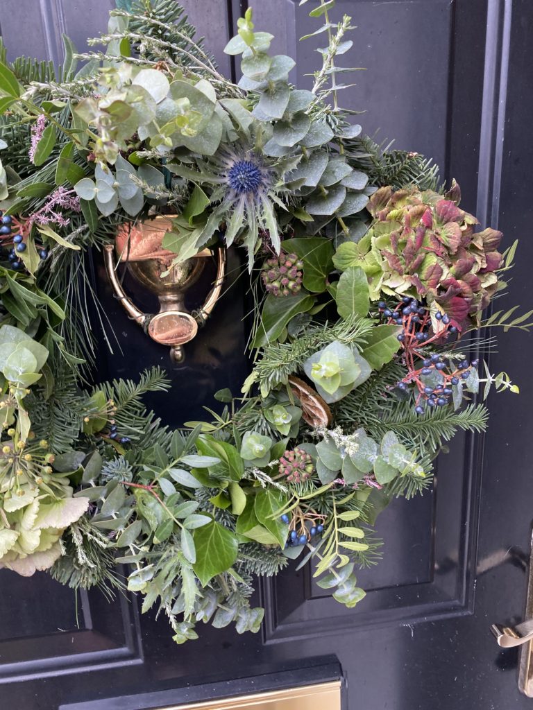wreath on the door